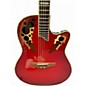 Used Ovation CELEBRITY RED BURST Acoustic Electric Guitar