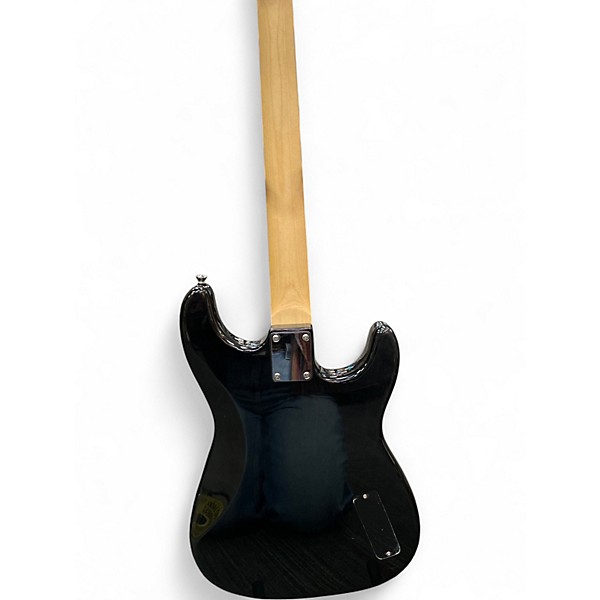 Used Rise by Sawtooth Electric Guitar Black Solid Body Electric Guitar