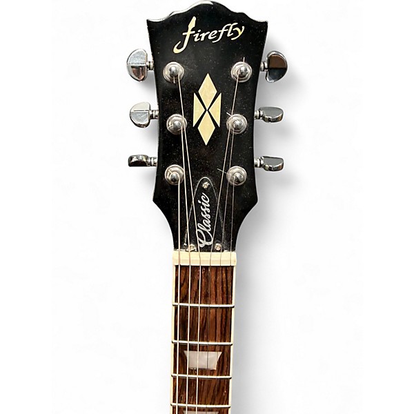 Used Firefly FFLP Silver Solid Body Electric Guitar