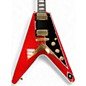 Used Gibson FLYING V CUSTOM RED SPARKLE Solid Body Electric Guitar