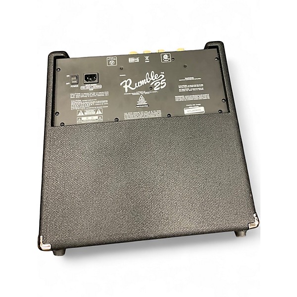 Used Fender Rumble 25 25W 1x8 Bass Combo Amp