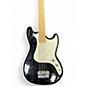 Used Squier Bronco Black Electric Bass Guitar