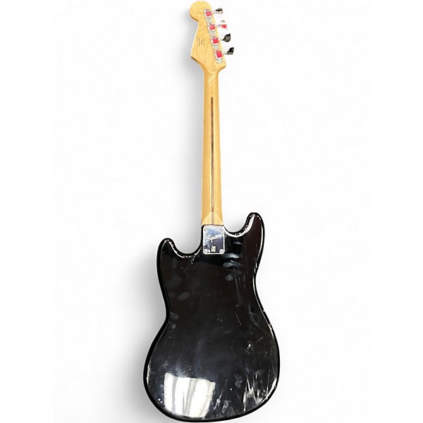 Used Squier Bronco Black Electric Bass Guitar