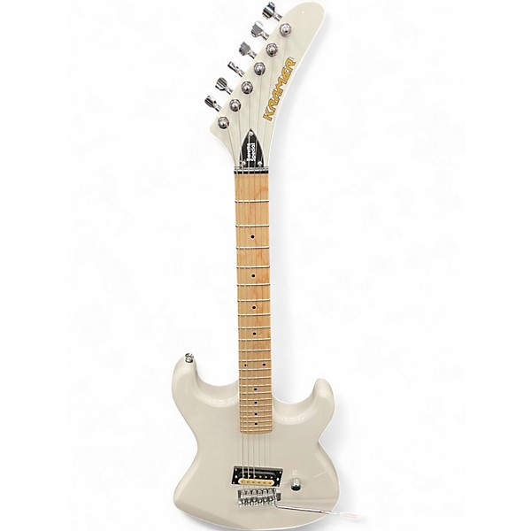 Used Kramer Baretta Special White Solid Body Electric Guitar