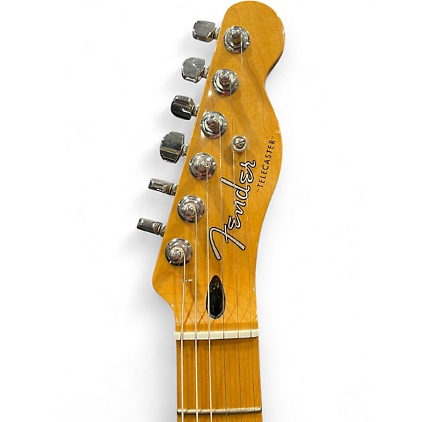 Used 2013 Fender Deluxe Ash Telecaster Butterscotch Blonde Solid Body Electric Guitar