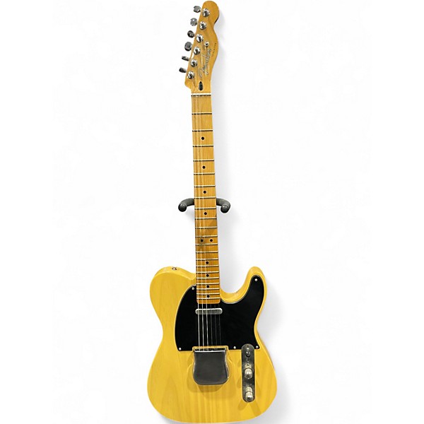 Used 2013 Fender Deluxe Ash Telecaster Butterscotch Blonde Solid Body Electric Guitar