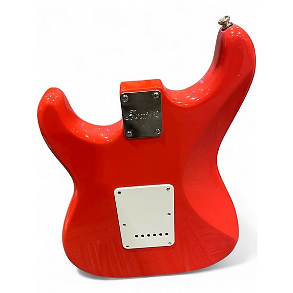 Used Squier Classic Vibe 1950S Stratocaster CORAL RED Solid Body Electric Guitar