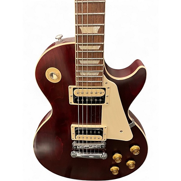 Used Gibson LES PAUL TRAD PRO V Wine Red Solid Body Electric Guitar