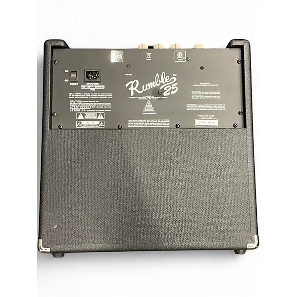 Used Fender Rumble 25 25W 1x8 Bass Combo Amp