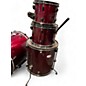 Used Pearl 5 Piece Soundcheck Wine Red Drum Kit