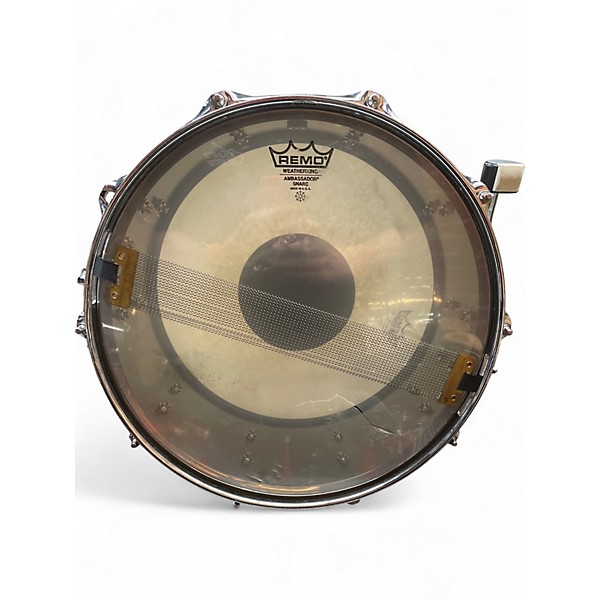 Used Gretsch Drums 6.5X14 Taylor Hawkins Designed Snare BLACK NICKEL Drum