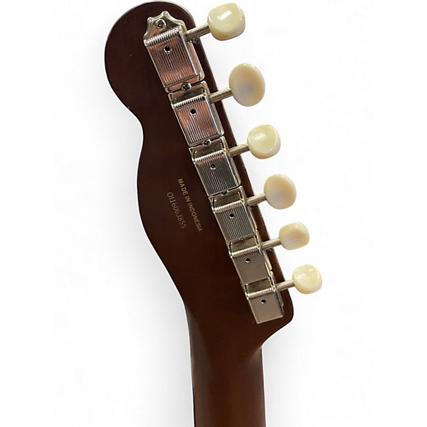 Used Fender Brown Derby Natural Resonator Guitar