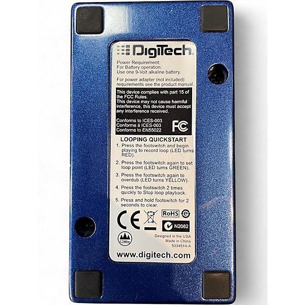 Used DigiTech JamMan Express XT Looper Pedal