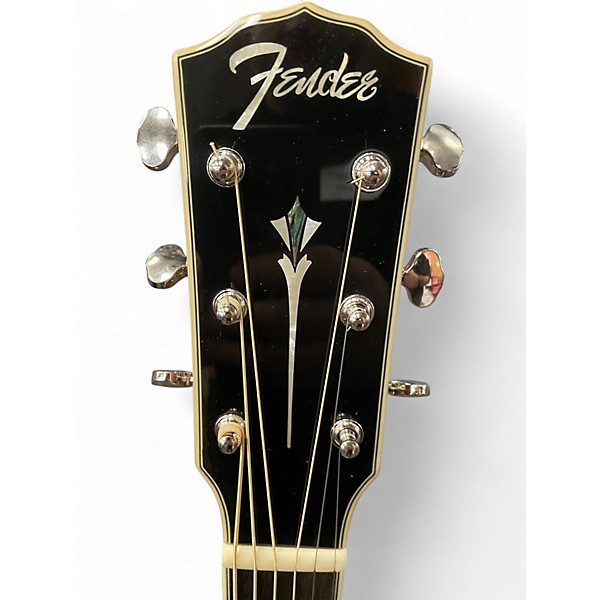 Used Fender PD220E Vintage Sunburst Acoustic Electric Guitar