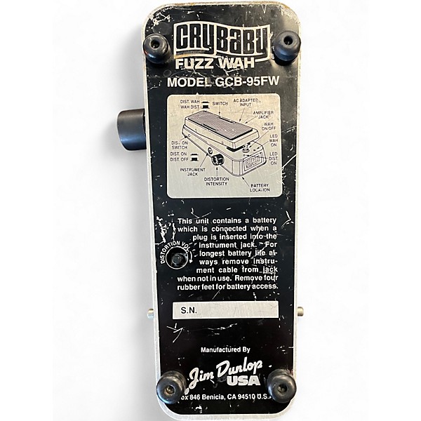 Used Dunlop GCB95FW Effect Pedal