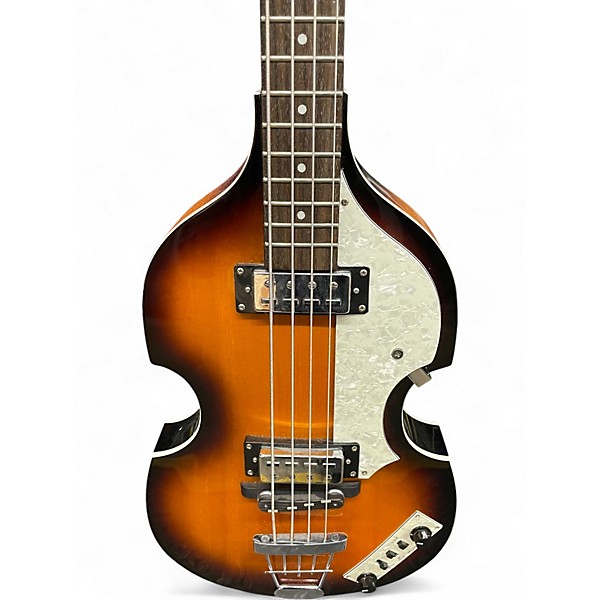 Used Hofner Ignition Series Sunburst Hollow Body Electric Guitar