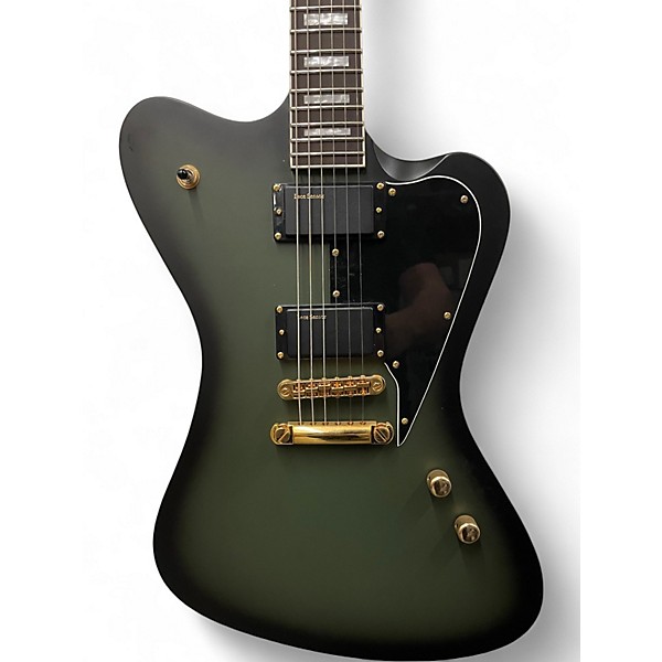 Used ESP LTD Bill Kelliher Sparrowhawk Green Burst Solid Body Electric Guitar