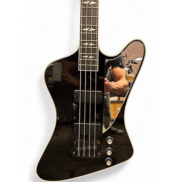 Used Gibson G2 Gene Simmons Thunderbird  Black Electric Bass Guitar