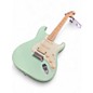 Used Fender American Performer Stratocaster HSS Satin Surf Green Solid Body Electric Guitar