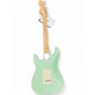 Used Fender American Performer Stratocaster HSS Satin Surf Green Solid Body Electric Guitar