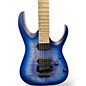 Used Ibanez RGAR42MFMT Jewel Blue Solid Body Electric Guitar thumbnail