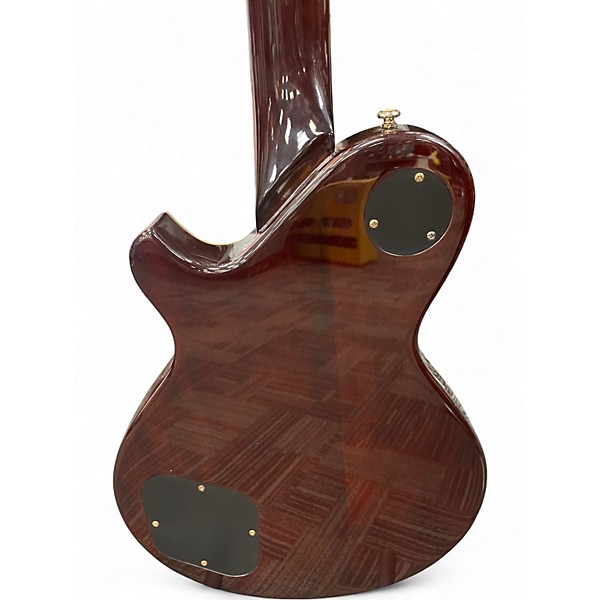 Used Michael Kelly Patriot Select Quilt Top Natural Solid Body Electric Guitar