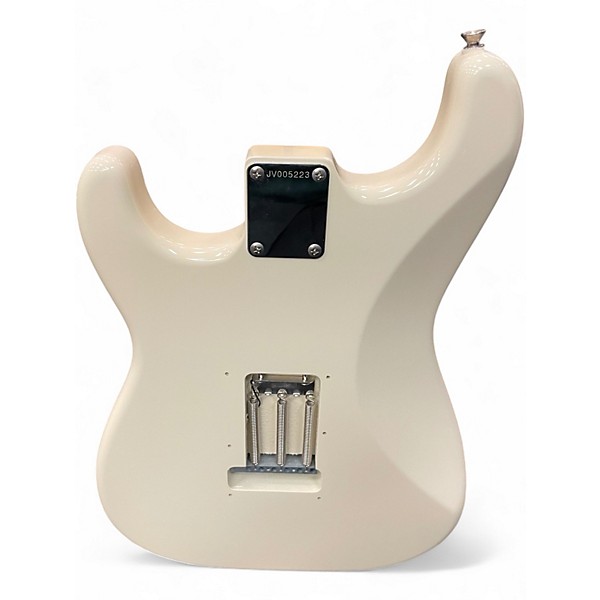 Used Fender JV 60s Modified Stratocaster Olympic White Solid Body Electric Guitar