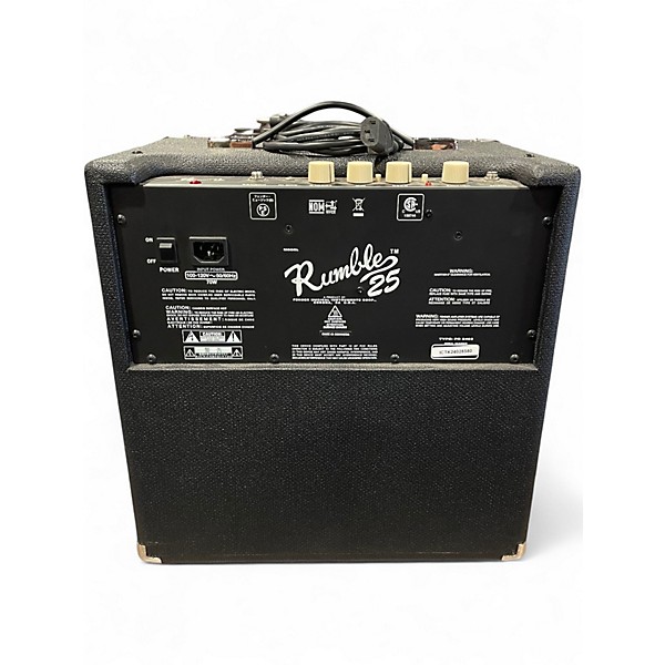 Used Fender Rumble 25 25W 1x10 Bass Combo Amp