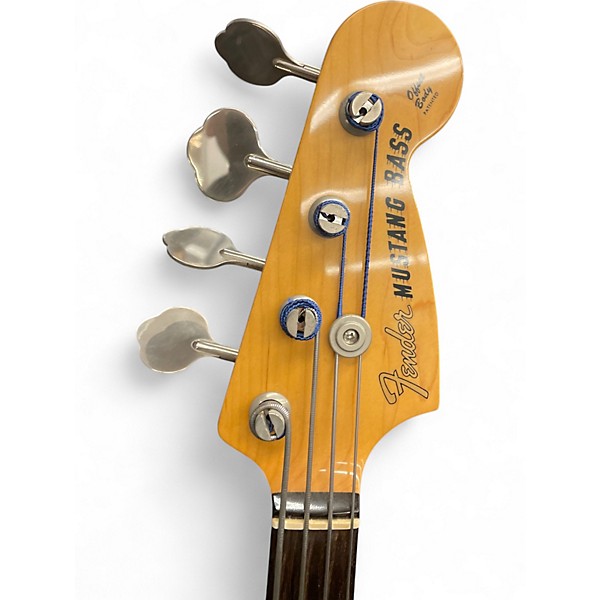 Used Fender Fender Mustang Bass CIJ Olympic White Electric Bass Guitar