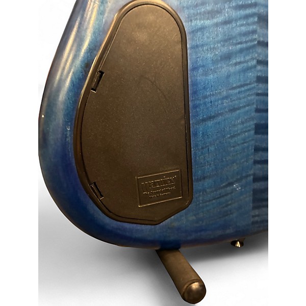 Used Warwick Corvette proline Trans Blue Electric Bass Guitar