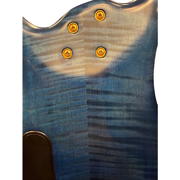 Used Warwick Corvette proline Trans Blue Electric Bass Guitar