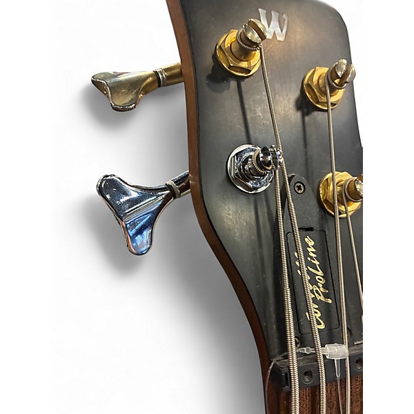 Used Warwick Corvette proline Trans Blue Electric Bass Guitar