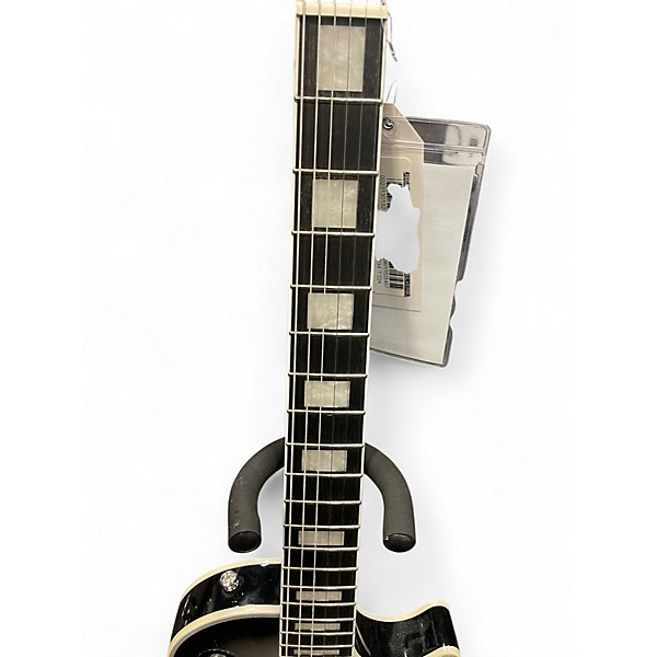 Used Epiphone Les Paul Custom Silverburst Solid Body Electric Guitar