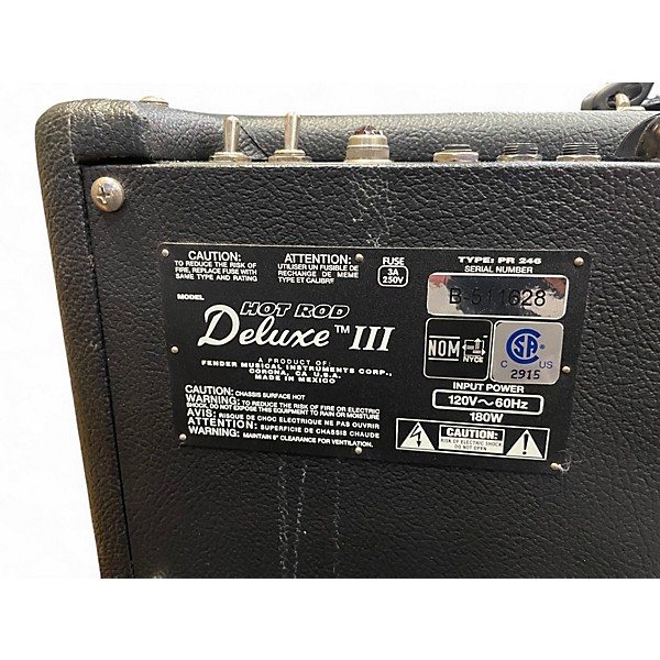 Used Fender Hot Rod Deluxe III 40W 1x12 Tube Guitar Combo Amp