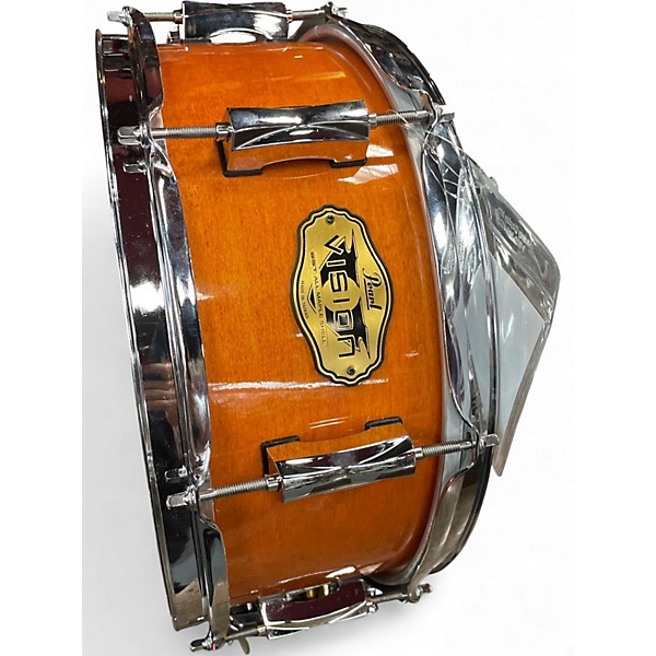 Used Pearl 5.5X14 Vision Series Snare Brown Drum
