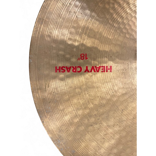 Used Paiste 18in 2002 Heavy Crash Cymbal