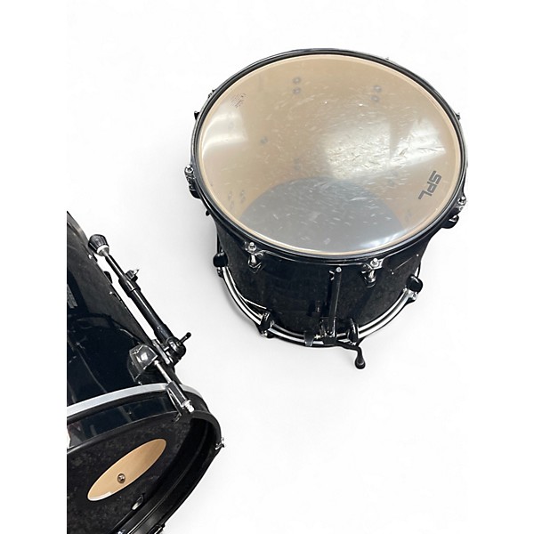Used Sound Percussion Labs 5 Piece 5 piece Black Drum Kit