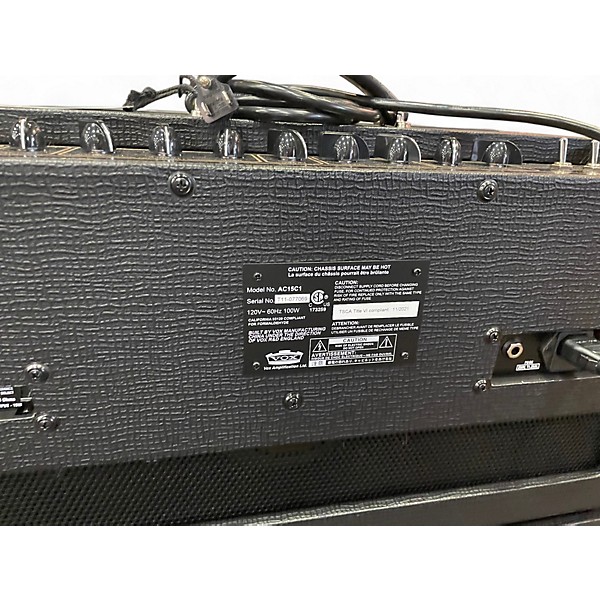 Used VOX AC15C1 15W Tube Guitar Combo Amp