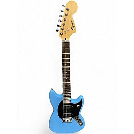Used Squier Bullet Mustang HH Blue Solid Body Electric Guitar