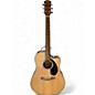 Used Fender CD60CE Dreadnought Natural Acoustic Electric Guitar thumbnail