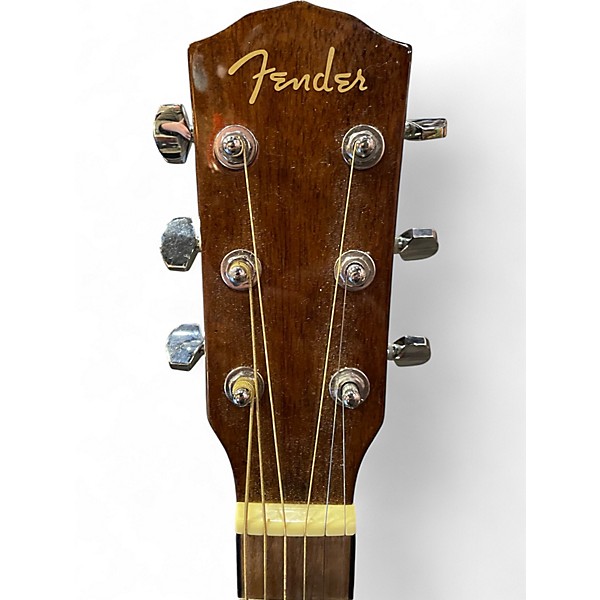 Used Fender CD60CE Dreadnought Natural Acoustic Electric Guitar