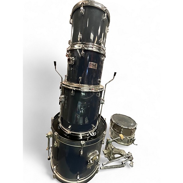 Used Pearl 5 Piece Forum Midnight Blue Drum Kit