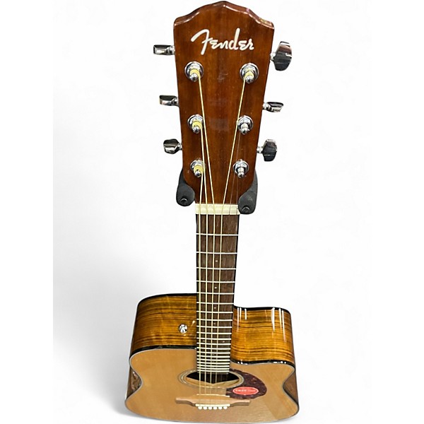 Used Fender CD140SCE Natural Acoustic Electric Guitar