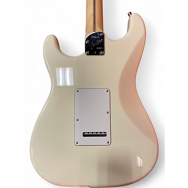 Used Fender Artist Series Jeff Beck Stratocaster Olympic White Solid Body Electric Guitar