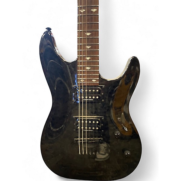 Used Laguna LE200 Trans Black Solid Body Electric Guitar