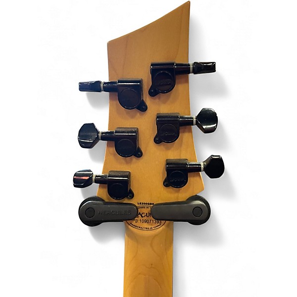 Used Laguna LE200 Trans Black Solid Body Electric Guitar