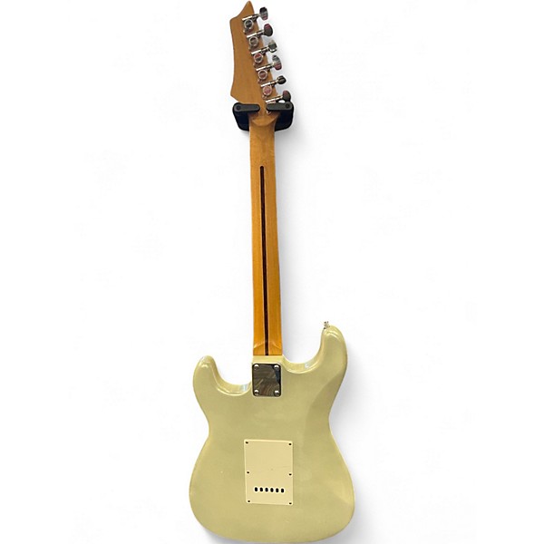 Used Johnson Double Cut Pearl White Solid Body Electric Guitar