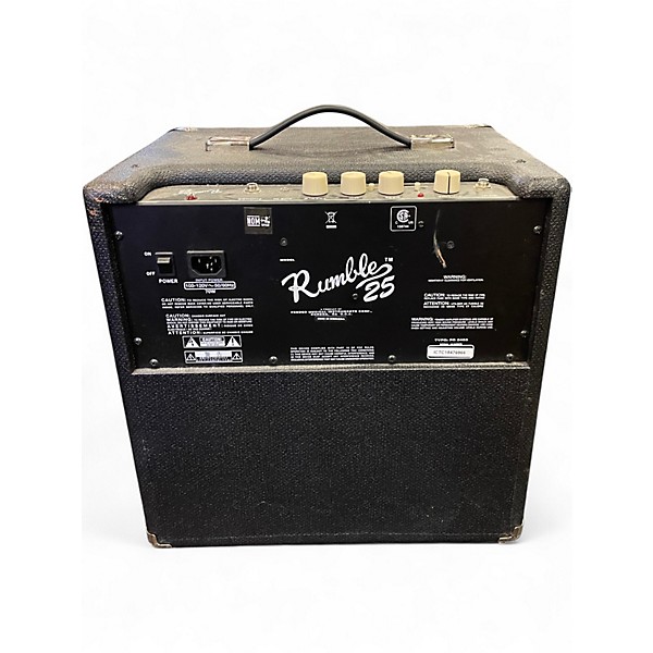 Used Fender Rumble 25 25W 1x8 Bass Combo Amp