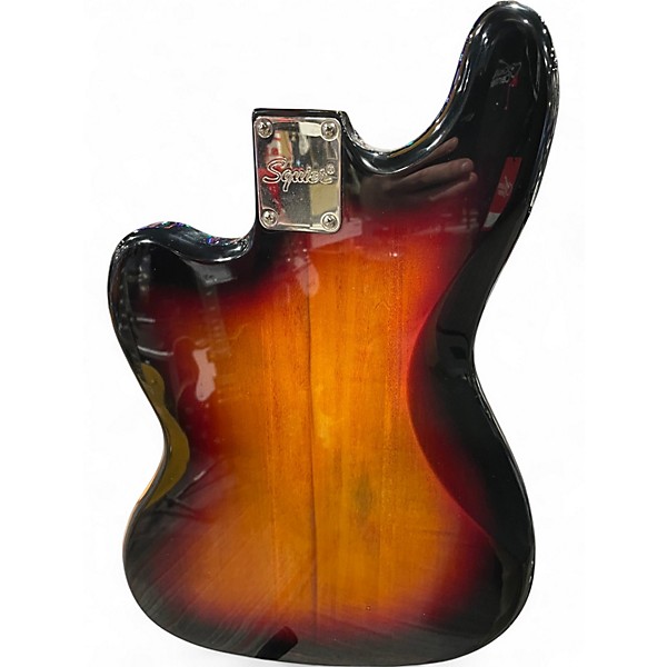 Used Squier Vintage Modified Bass VI Sunburst Electric Bass Guitar