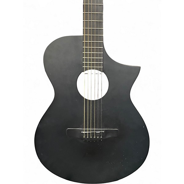 Used Ibanez AEWC621 Flat Black Acoustic Electric Guitar